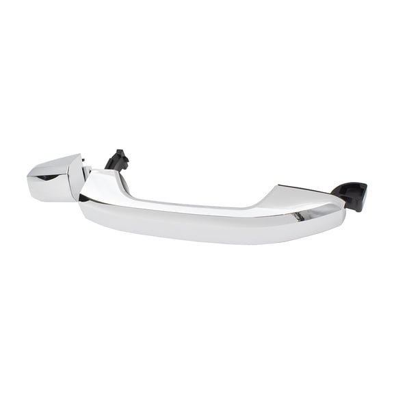 Brock Replacement Chrome Outside Rear Door Handle w/ Cap Compatible with 14-19 Silverado Sierra Pickup Truck & 19 Sierra Limited/Silverado LD WITHOUT Passive Entry