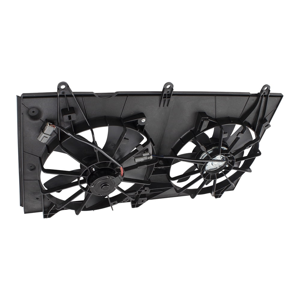 Brock Replacement Denso Type Dual Cooling Fan Motor Assembly Compatible ...