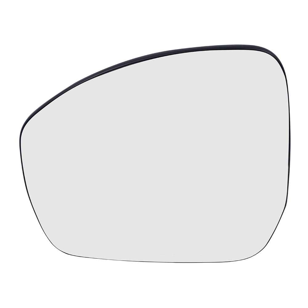 Brock Replacement Driver Mirror Glass with Base Heated Compatible with