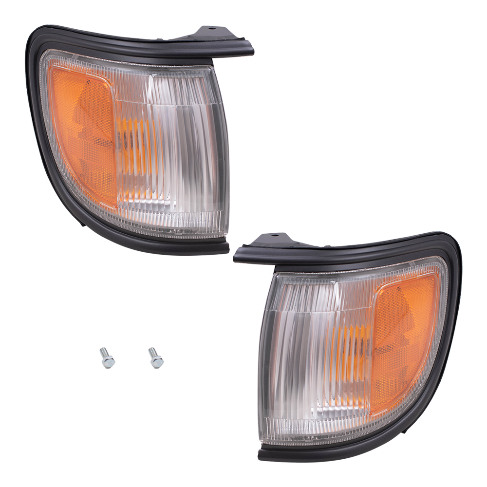 Driver Side Front Turn Signal Light For 1996-1999 Nissan Pathfinder – Plastic Lens