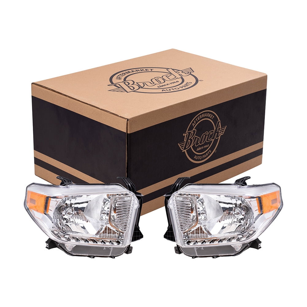 Brighten The Road! Driver Side Left Headlight Assembly For 2010-2013 Ford Transit Connect - Halogen With Bulbs Included