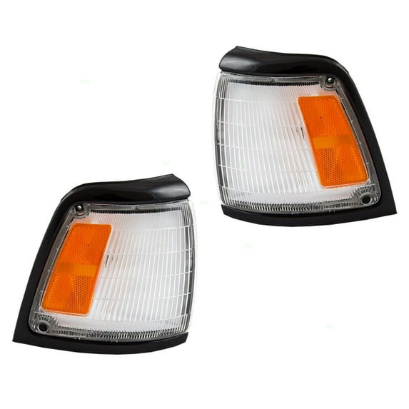 Park/Signal/Side Marker for 1992-1995 Pickup 2WD Black Trim 8162035080 Set TO2520125