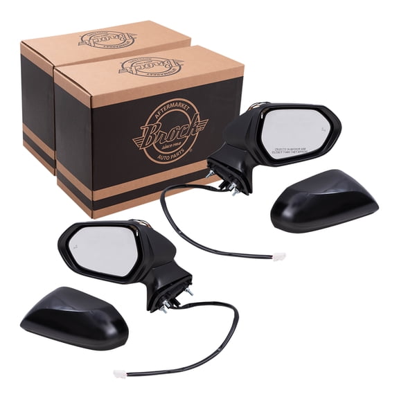 Brock Power Mirror for 2019-2022 Avalon Blind Spot Detection Turn Signal Indicator Heated Set