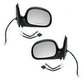 thumbnail image 1 of Brock Replacement Driver and Passenger Side Power Mirrors Textured Black Foldaway without Heat or Signal with Adapter Compatible with 1997-2002 F-150/F-250 Light Duty EXCLUDING Crew Cab, 1 of 8
