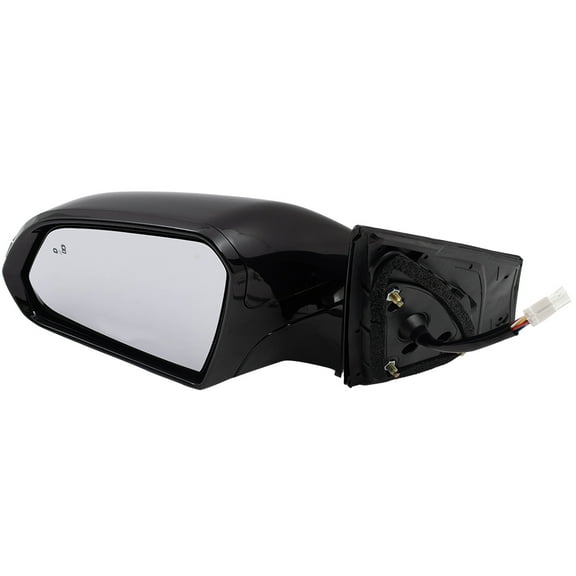 Brock Power Mirror for 2015-2017 Sonata Paint To Match Black Cap & Gloss Black Base Left 87610C2070