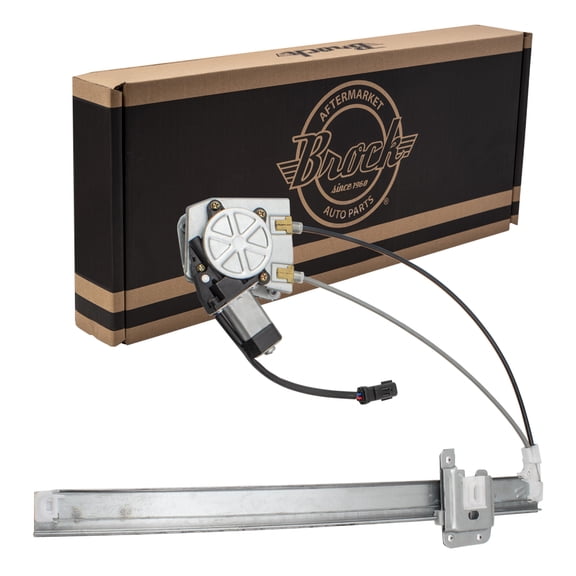 Brock Window Regulator w/ Motor for 2002-2007 Liberty Upgraded-Ball Stud Glass Rear Left