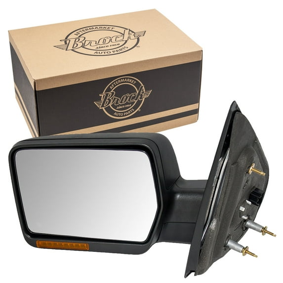 Brock Power Mirror for 2007-2008 F-150 Turn Signal Indicator Manual Fold Left 8L3Z17683FA
