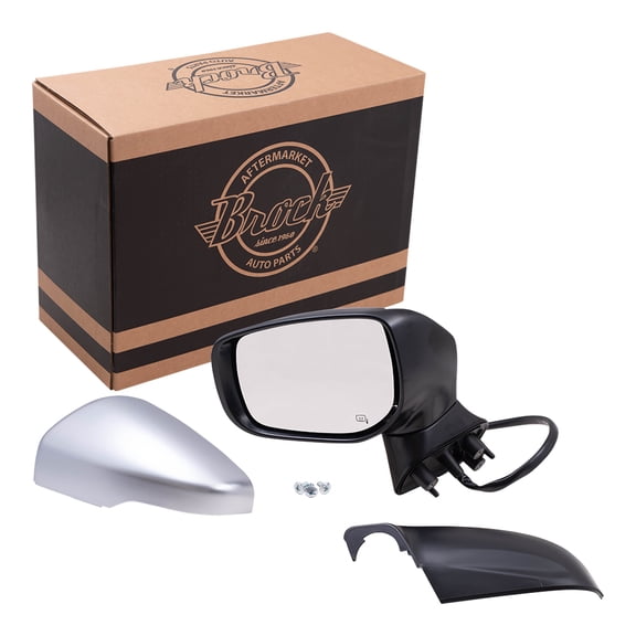 Brock Power Mirror for 2018-2019 Legacy Paint To Match Black Base-Silver Cover Left 91036AL88A