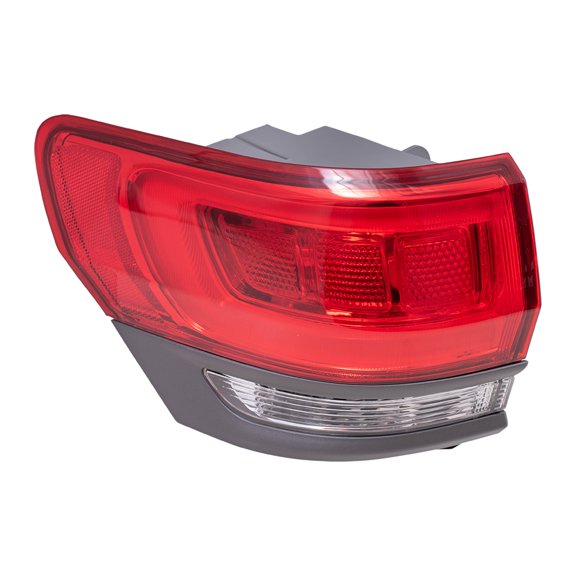 Brock Tail Light for 2014-2021 Grand Cherokee WK Gray Bezel  Body Mount w/o Platinum Left