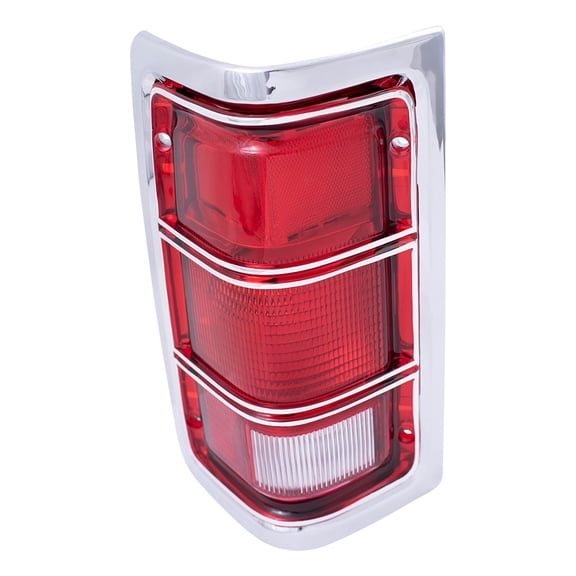 Brock Tail Light for 1989-1989 D100 Chrome Housing w/Chrome Trim Left 4163151 1981-1993 D150