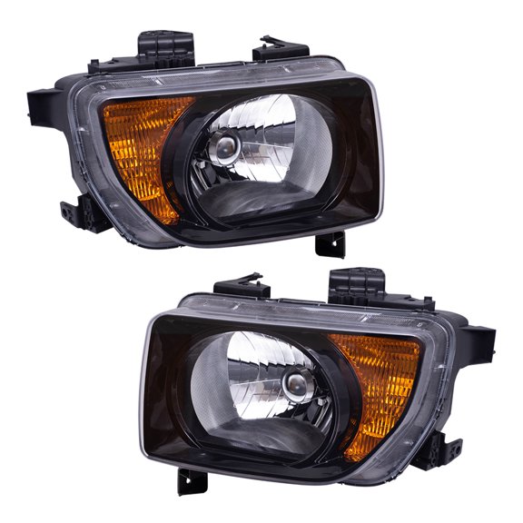 Brock Headlight for 2003-2008 Element EX/LX w/ Dark Bezel Set 33151SCVA21