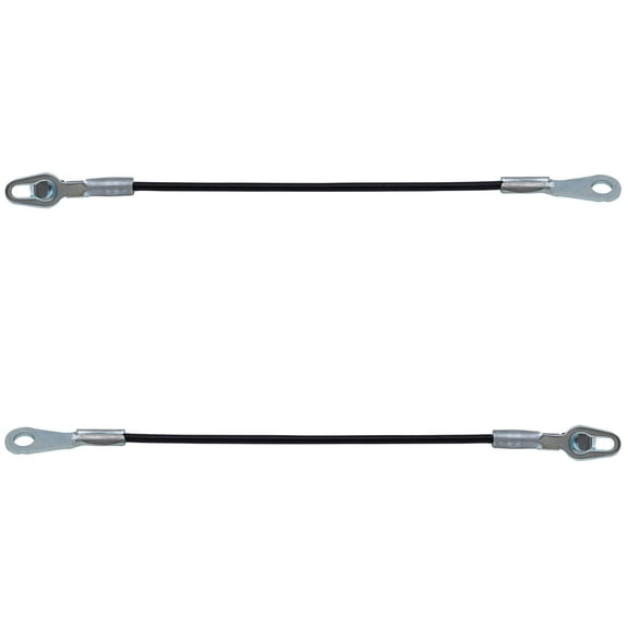 Brock Replacement Driver and Passenger Rear Tailgate Cables Compatible with 07-09 Pickup Truck 15283049 15283050