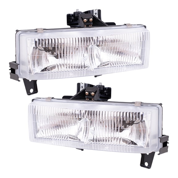 Brock Headlight for 1996-2002 Express 1500 Set 16522159 1996-2002 Express 2500