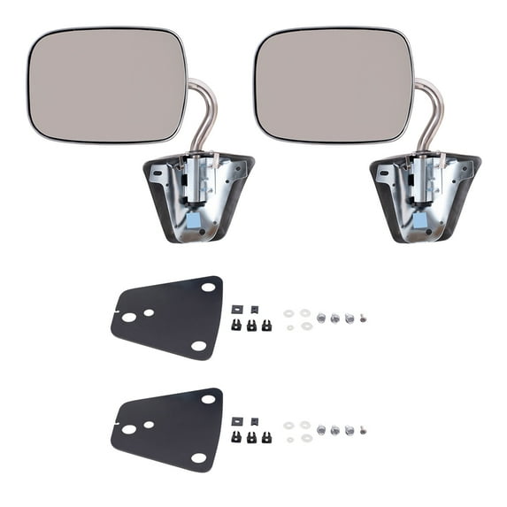 Brock Manual Mirror for 1978-1995 G10 Stainless Steel L=R Below Eyeline 15693131 1978-1995 G20