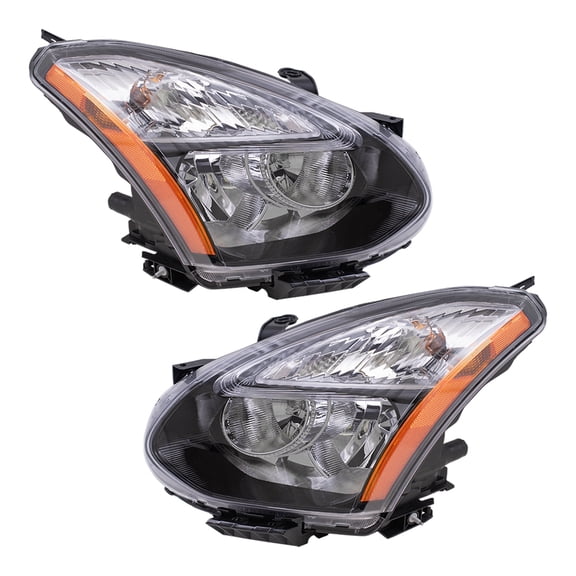 Brock Headlight for 2014-2015 Rogue Select Select w/ Black Bezel Set 260601VX0A