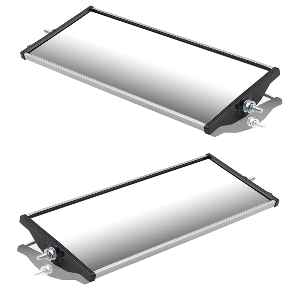 UNIVERSAL JR WEST COAST TRUCK PICKUP VAN TOWING CHROME STEEL DOOR MIRRORS PAIR E - Foto 6