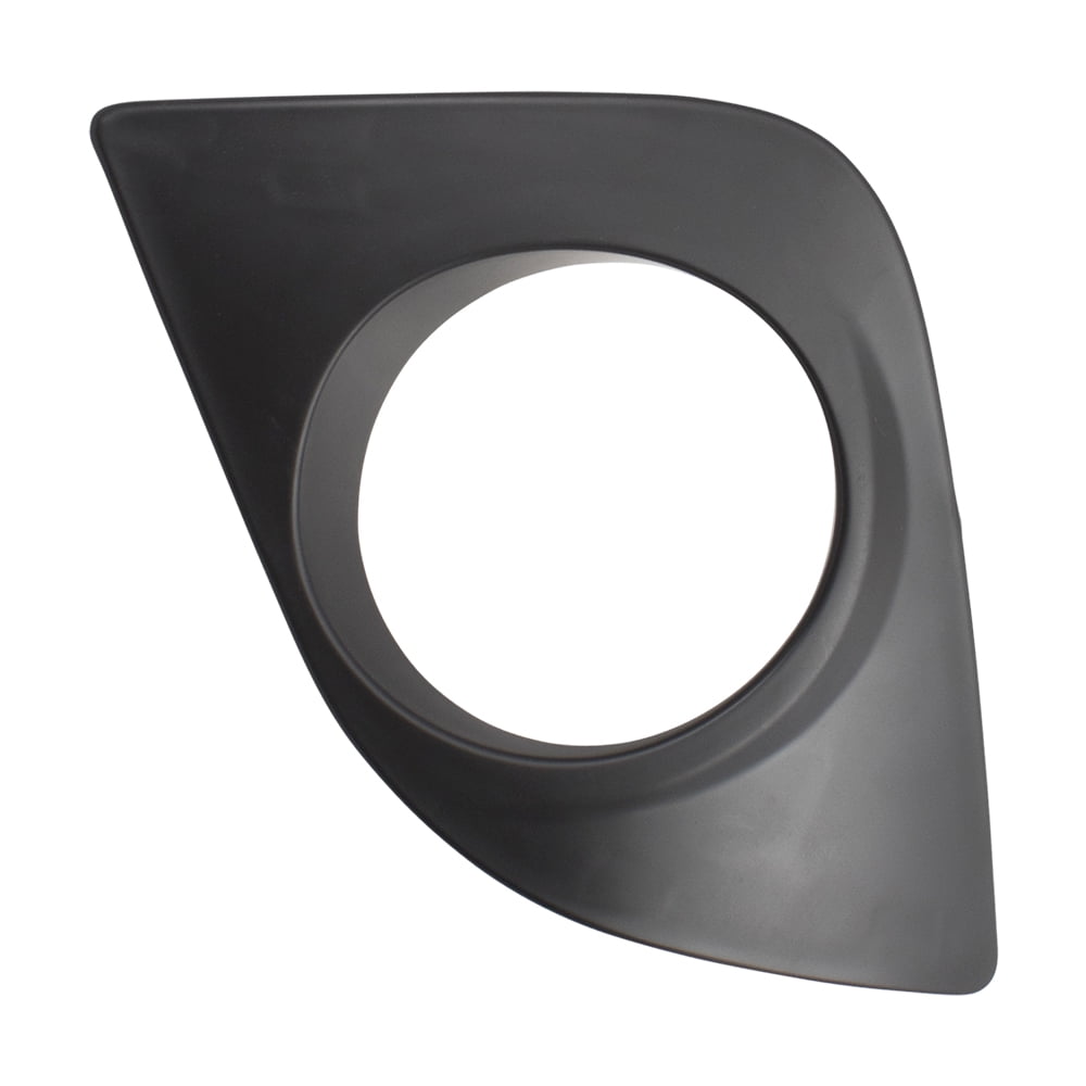 Brock Replacement Drivers Fog Lamp Cover Front Left Bumper Light Hole Trim Bezel Compatible with 14-16 Corolla LE \u0026 LE Eco 8148202520 TO1038196