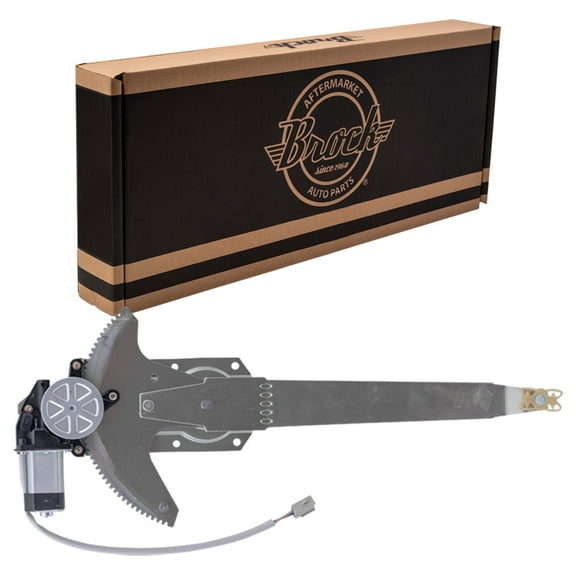 Brock Window Regulator w/ Motor for 1981-1996 Bronco Front Left F6TZ1523209AA 1981-1983 F-100