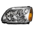 thumbnail image 1 of Brock Replacement Drivers Halogen Headlight Headlamp Lens with Chrome Bezel Compatible with 04-09 Glant MN161851, 1 of 3