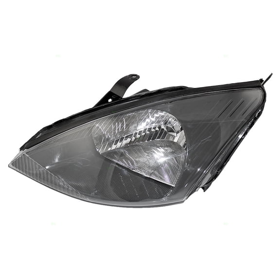 Brock Headlight for 2000-2004 Focus Exc SVT w/ Gray Bezel Left 3S4Z13008AD