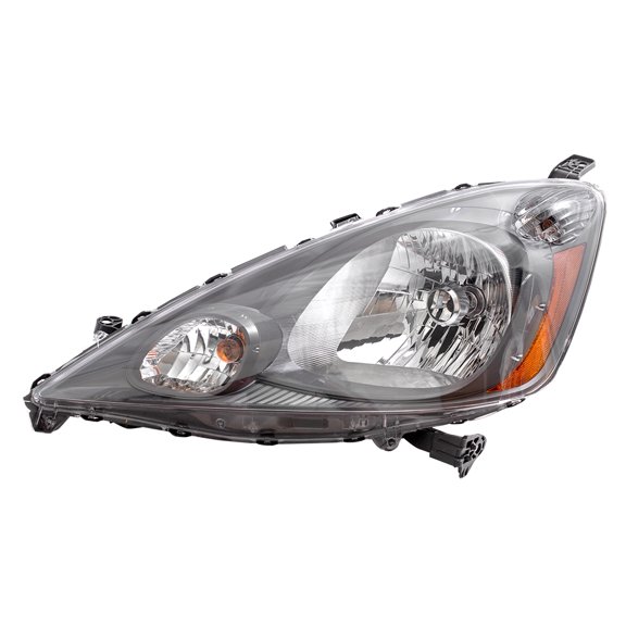 Brock Headlight for 2009-2014 Fit Base/LX/DX w/ Gray Bezel Left 33150TK6A01