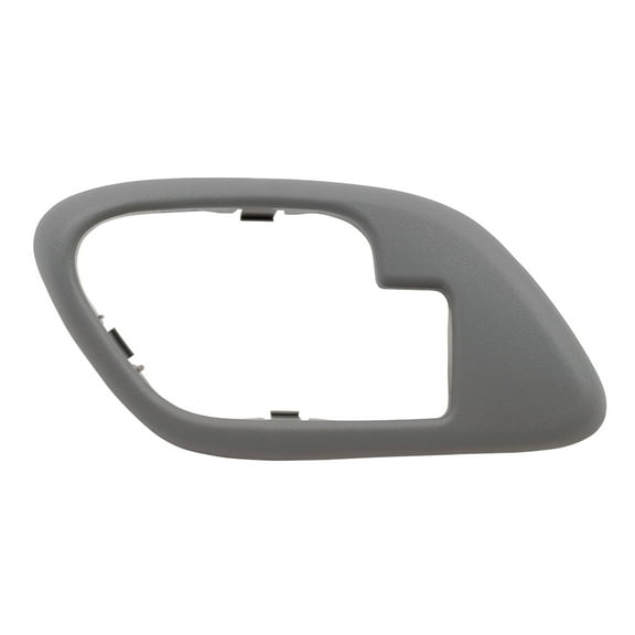 Brock Replacement Drivers Inside Inner Gray Door Handle Trim Bezel Compatible with 1995-2002 C/K Old Body Style Pickup Truck 15708079