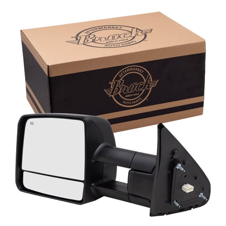 Brock Power Towing Mirror for 2007-2021 Tundra Extendable Turn Signal Indicator Heated Left