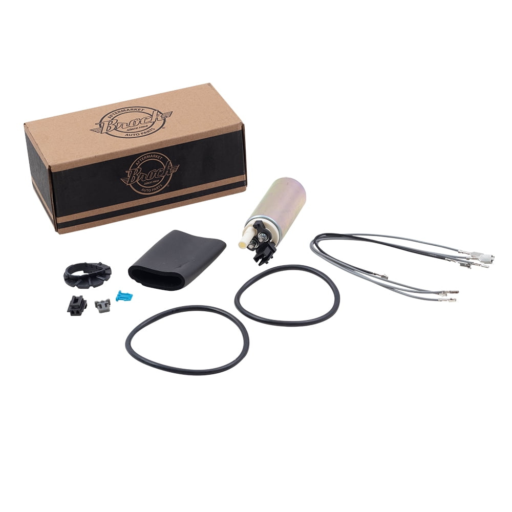 Brock Replacement Electric Fuel Pump with Installation Kit Compatible ...