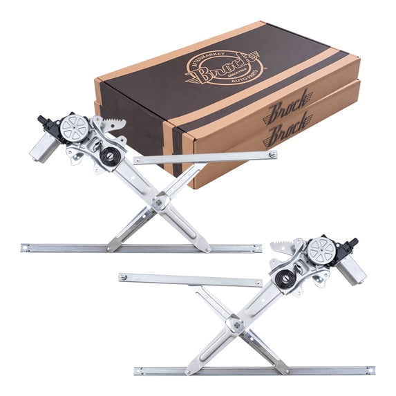 Brock Window Regulator w/ Motor for 2016-2022 Pilot Front Set 72251TG7A01 2019-2023 Passport