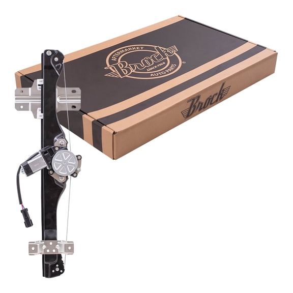 Brock Window Regulator w/ Motor for 2013-2017 Traverse 2 Pin Connector Front Left 22867702