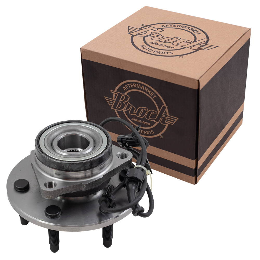 Brock Replacement Front Hub and Wheel Bearing Assembly Compatible with