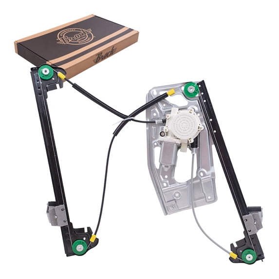 Brock Window Regulator w/ Motor for 1995-2001 740i 2 Pins w/o Anti-Theft Front Right 51338205634