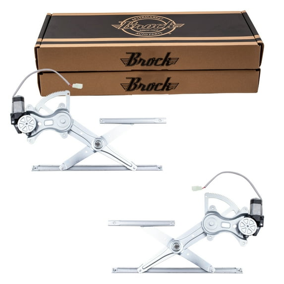 Brock Window Regulator w/ Motor for 2001-2007 Highlander 6 Pin Connector Front Set 6980248030
