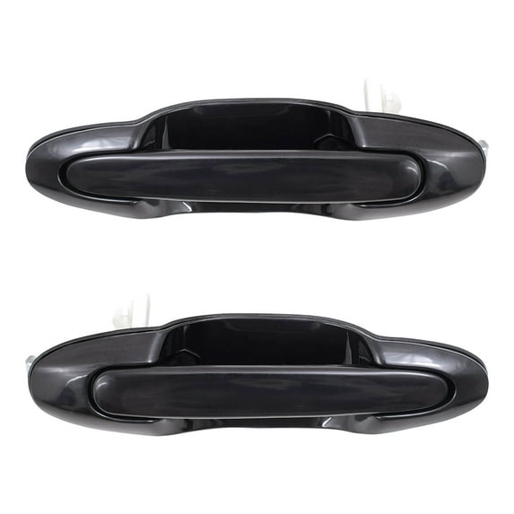 Brock Replacement Pair Set Rear Outside Exterior Sliding Door Handles compatible with MPV LC7073410G08 LD4872410A08
