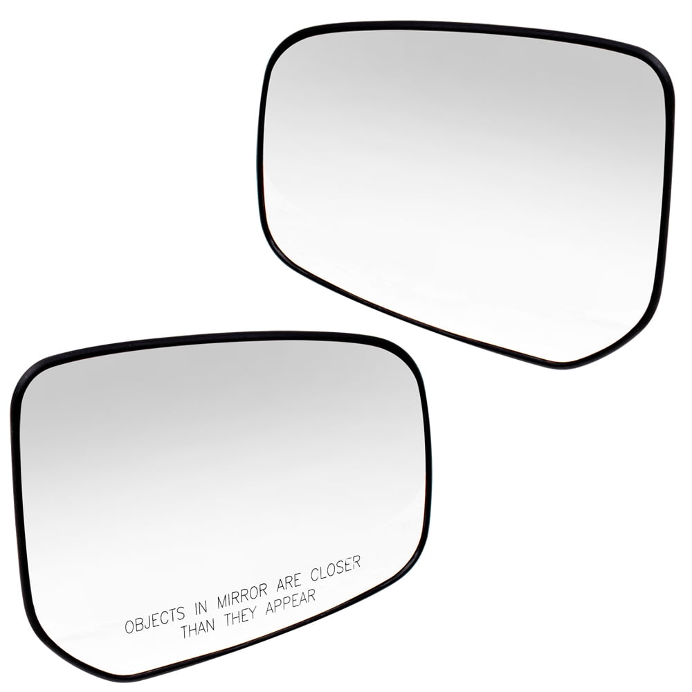 Brock Replacement Pair Set Side Mirror Glass & Bases for 1418 Mirage