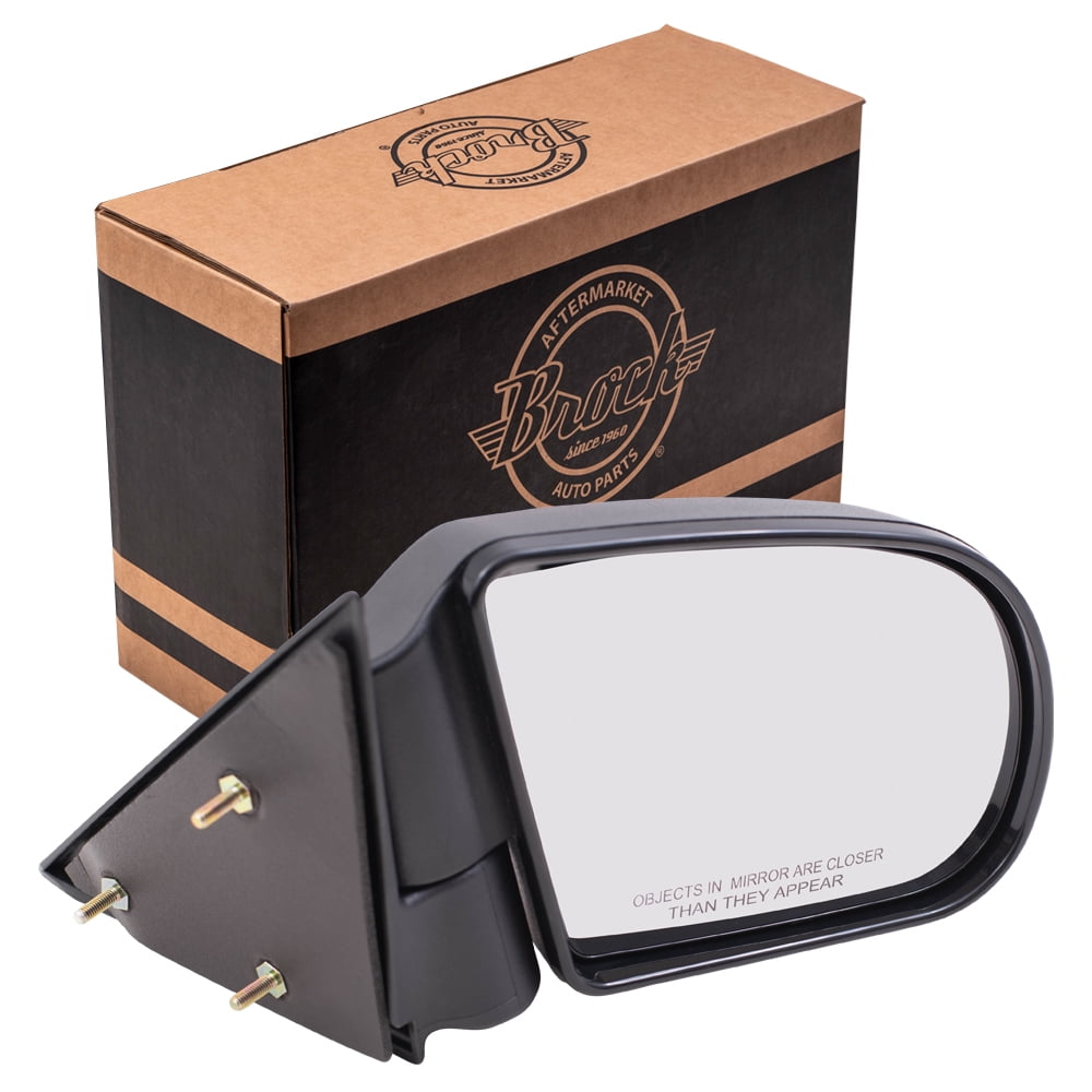 Brock Replacement Passenger Manual Side Door Mirror Textured