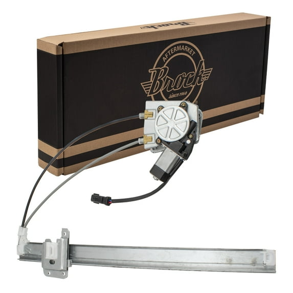 Brock Window Regulator w/ Motor for 2002-2007 Liberty Upgraded-Ball Stud Glass Rear Right