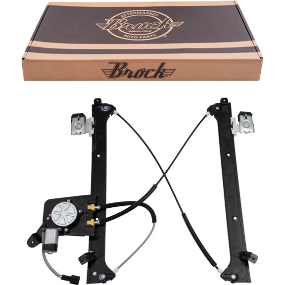 Brock Window Regulator w/ Motor for 2001-2006 Silverado 1500 Rear Right 19301980
