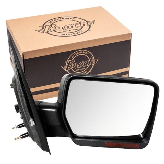 Brock Power Mirror for 2007-2008 F-150 Turn Signal Indicator Heated Manual Fold Right 8L3Z17682RA