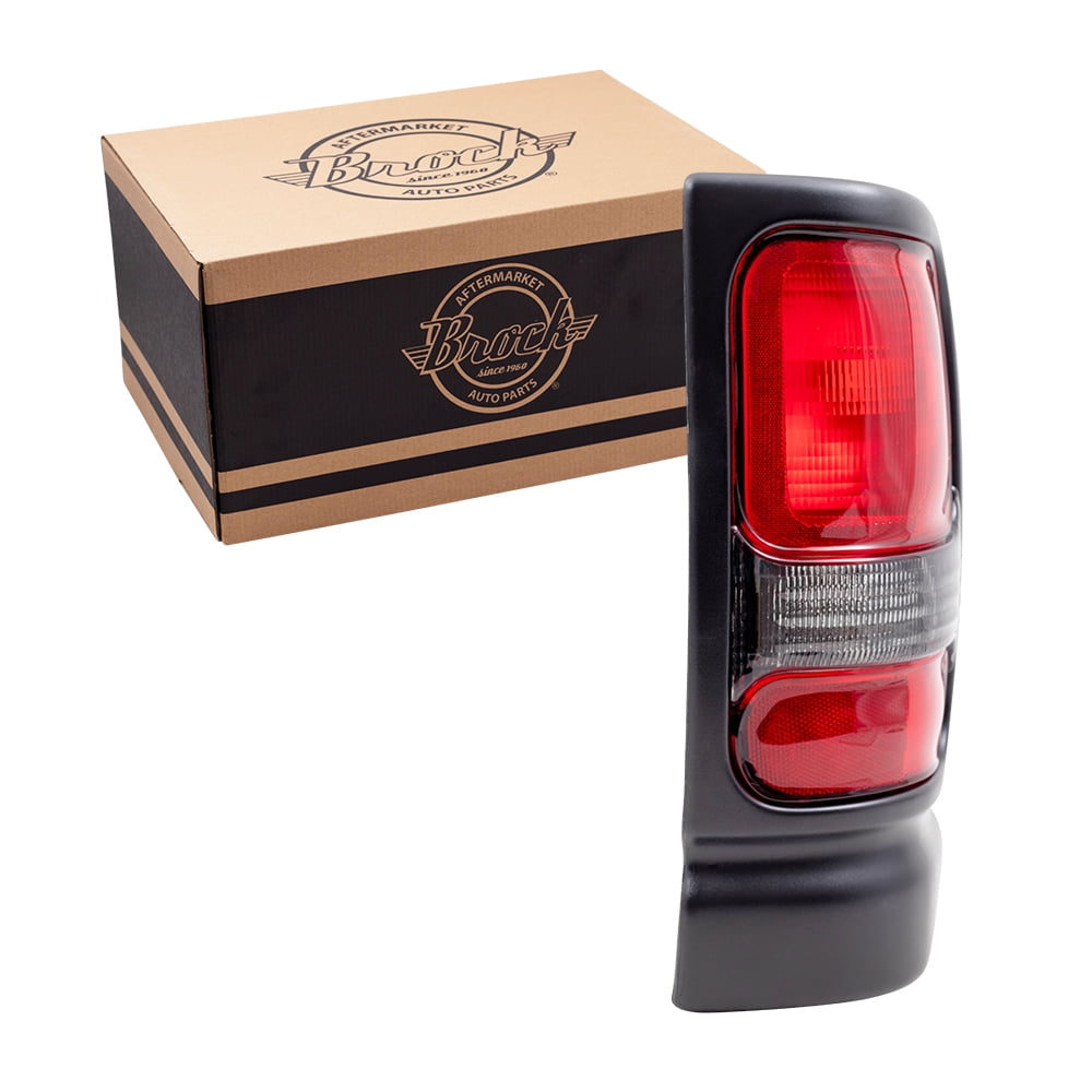 Tail Light for 1994-2001 Ram 1500 Textured Black Bezel for 1994-2002 ...