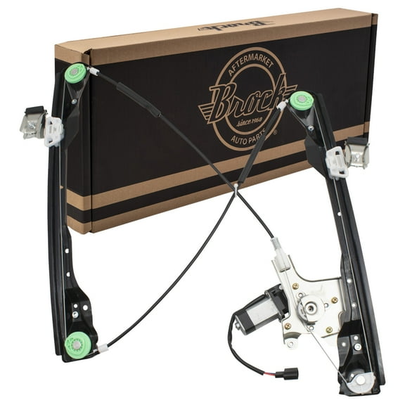 Brock Window Regulator w/ Motor for 2000-2007 Focus Exc 3 Door Front Right 6S4Z5423200BB