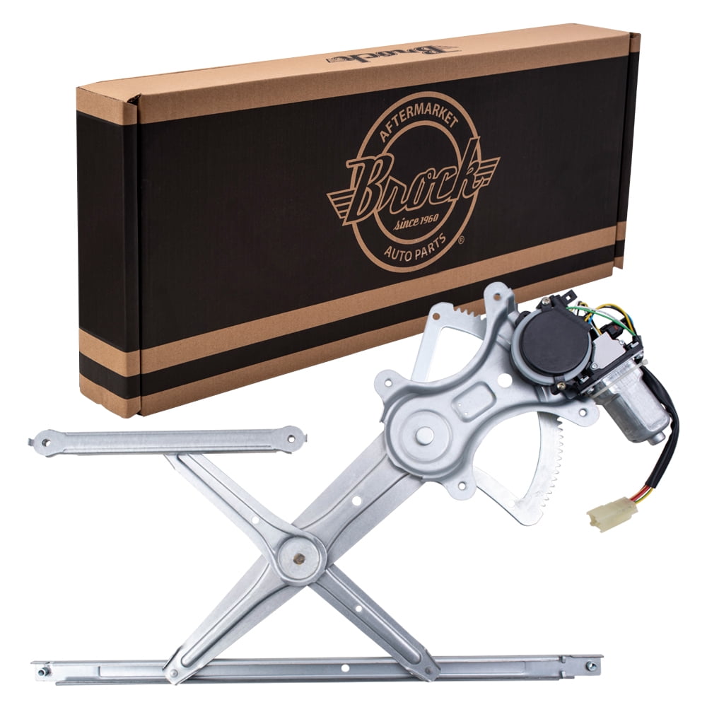 Brock Replacement Passengers Front Power Window Lift Regulator w/ Motor