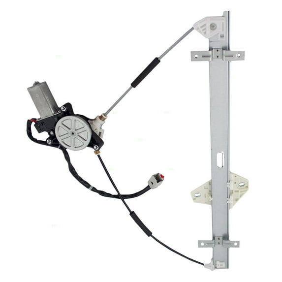 Brock Replacement Passengers Front Power Window Lift Regulator with 2 Pin Connector Motor Assembly Compatible with 02-06 CR-V 72210S9AA03