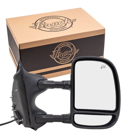Brock Power Towing Mirror for 2000-2005 Excursion Extendable Includes Adapter Heated Right