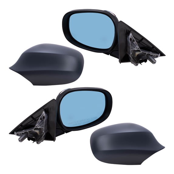Brock Power Mirror for 2009-2012 328i Wagon E91 Reverse Tilt-Blue Glass Memory Heated Power Fold
