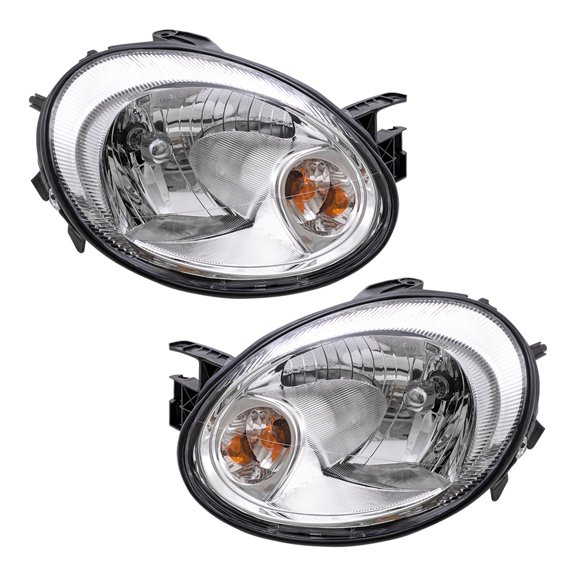 Brock Headlight for 2003-2005 SX 2.0 Code LMB w/ Chrome Bezel Set 5303551AI 2003-2005 Neon