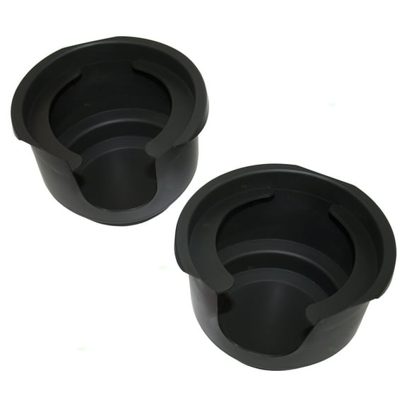 Brock Replacement Set Front Dash Cup Holders Drink Insert Liner Compatible with 1999-2005 Astro Safari 10374699 10374700