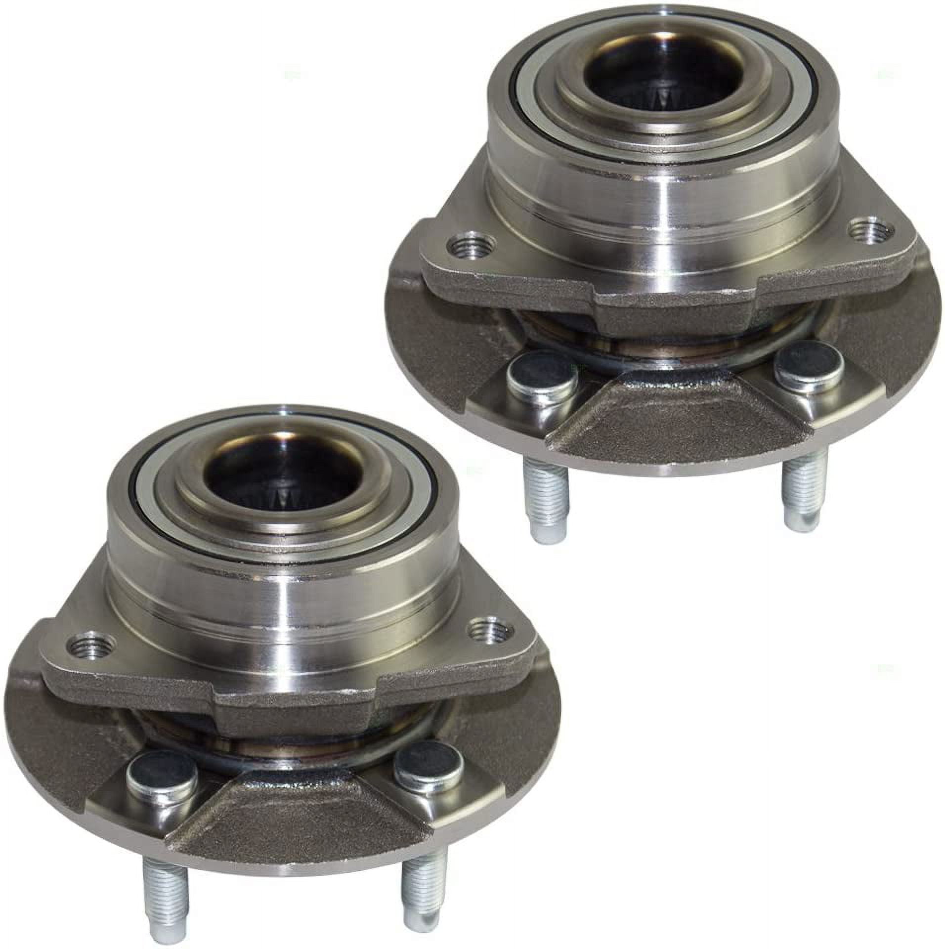 Brock Replacement Set Front Hubs & Wheel Bearings for 20052006 Chevy