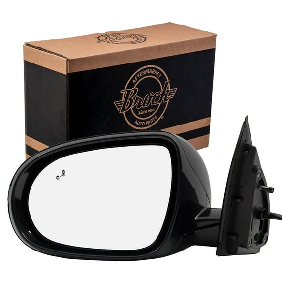 Brock Power Mirror for 2016-2020 Sorento Blind Spot Detection Turn Signal Indicator Heated Left