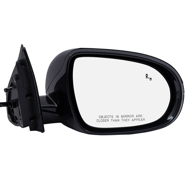 Brock Replacement Drivers Power Side View Mirror Heated Signal